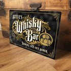 Personalised Whisky Bar Sign Plaque Vintage Home Pub Lounge Retro - 200x305mm