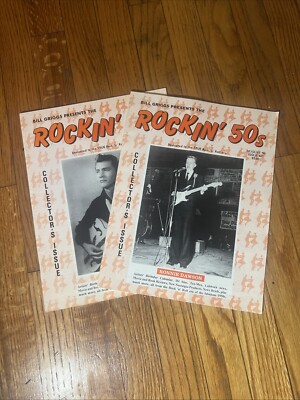 Rockin  50s Bill Griggs Magazines Lot Of 2 - Gene Summers-Ronnie Dawson  99/2000