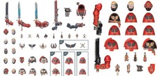Blood Angels Upgrade Sprues Both Primaris Versions Space Marine Army Set Box 40k