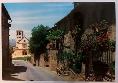 Farbige Postkarte St. Franziskus Basilika - Oberkirche 66341