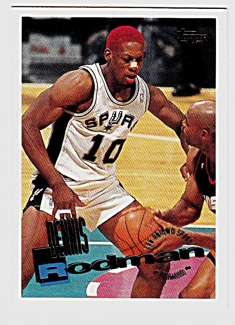 1995-96 TOPPS #69 DENNIS RODMAN San Antonio Spurs Basketball Card