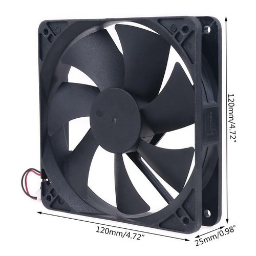 Original server cooling fan for Yate Loon D12SM-12 12V 0.30A 120*120*25MM Miner - Afbeelding 2 van 7