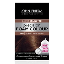 Precision Foam Colour, Light Natural Brown 6N, Full-Coverage Hair Color Kit, Ant