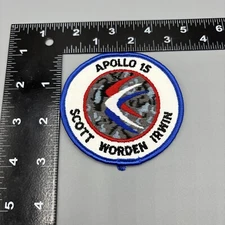 Vintage Original NASA APOLLO 15 Space Mission Patch, NOS- Scott, Worden, Irwin
