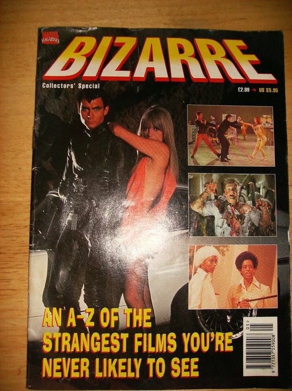 VINTAGE BIZARRE MAGAZINE, MARVEL MAGAZINES, 1998 COLLECTORS SPECIAL, ENGLAND