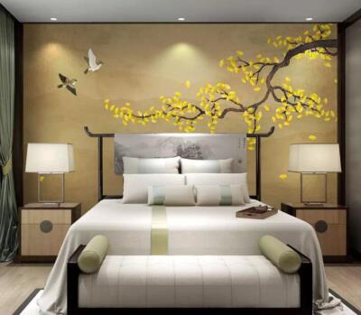 3D Branch Bird ZHUA948 Wallpaper Wall Murals Removable Self-adhesive Amy
