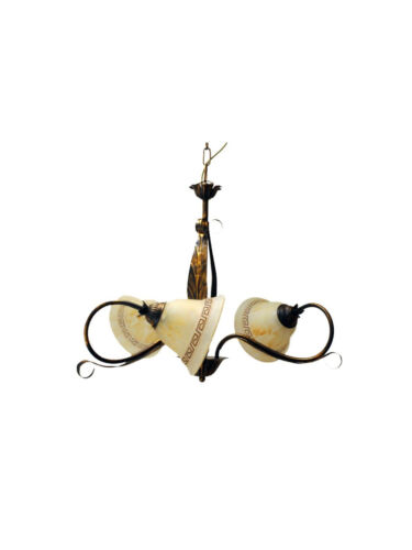 Chandelier A 3 Lights Wrought Iron Collection Fake-