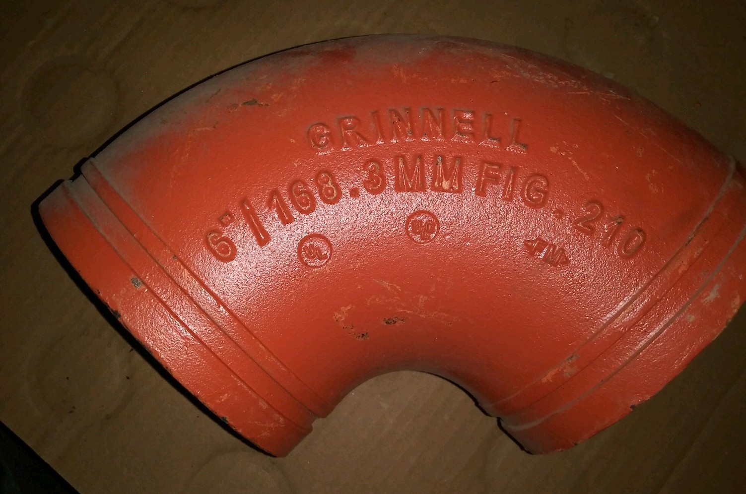 Tyco /Grinnell 6" Elbow 219.1 MM Fig 210/ Grooved x Grooved 90/New eBay