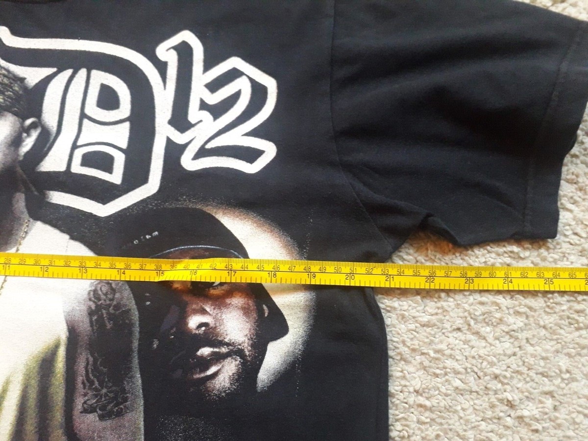 D12 Vintage EMINEM T Shirt Rap Tee Black M Hip Hop 50 Cent