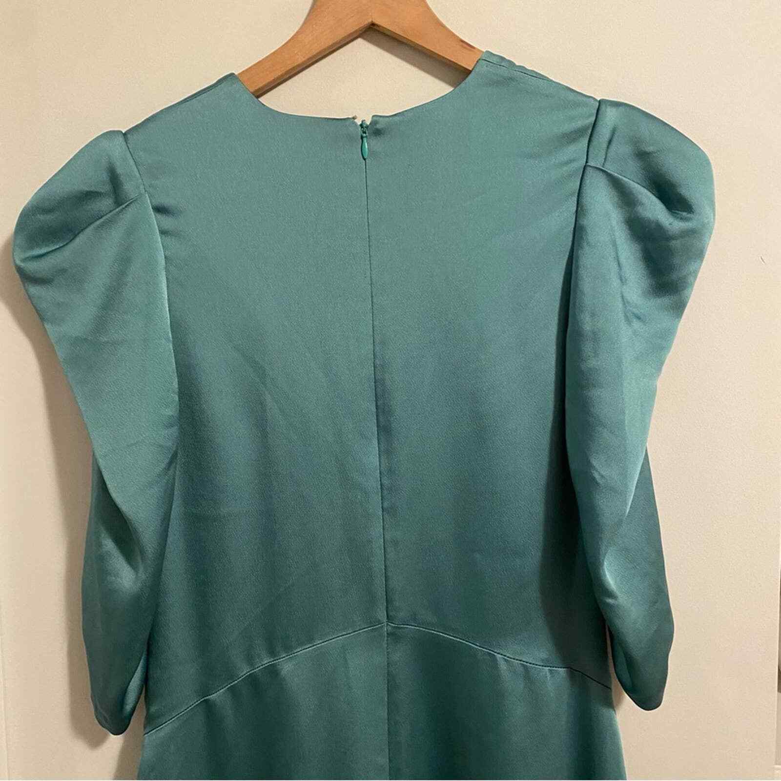 Jonathan Simkhai Emerald Green Button Front Maxi … - image 6