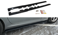Cup Seitenschweller AnsäTze Schwarz Mercedes Benz Slk R172 Side Skirts Leisten