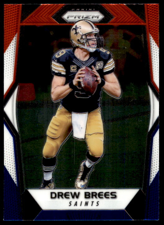 2017 Panini Prizm Drew Brees Red White & Blue Prizm