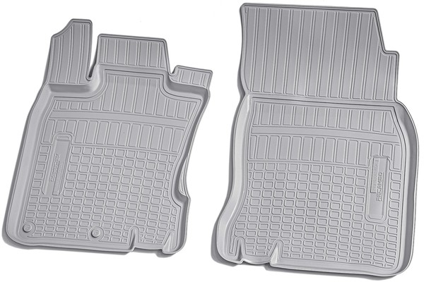 3D Gummi Fussmatten Vorne Passend FüR Nissan Qashqai | J11 | Ab 2014> | Grau-image