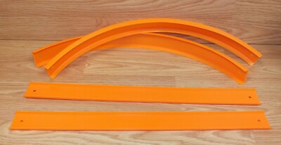 Orange Replacement Tracks FOR Hot Wheels Super Loop Chase Race Wall Track 