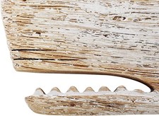 Rustic Wooden Nautical Whale Beach Theme Home Decoration Whale Sculpture wall
