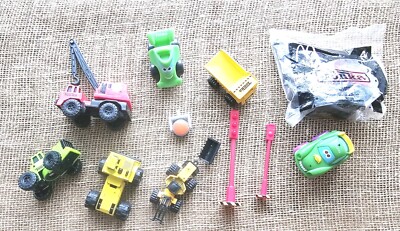 Lot Of 11 Tonka Cars & Equipment Toy Figures