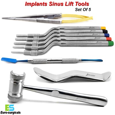 Implantate Sinuslifting Aufzüge Osteotom Knochenhammer Hammer zahnärztliche Instrumente