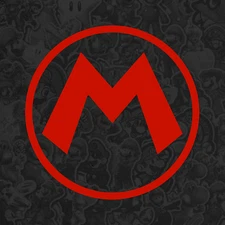 Super Mario Bros M Hat Logo Die Cut Vinyl Decal Sticker Car Window Laptop