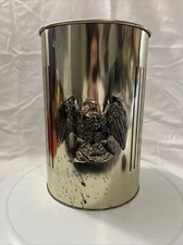 Vintage American Eagle Trash Can MCM Mid Century USA 11”