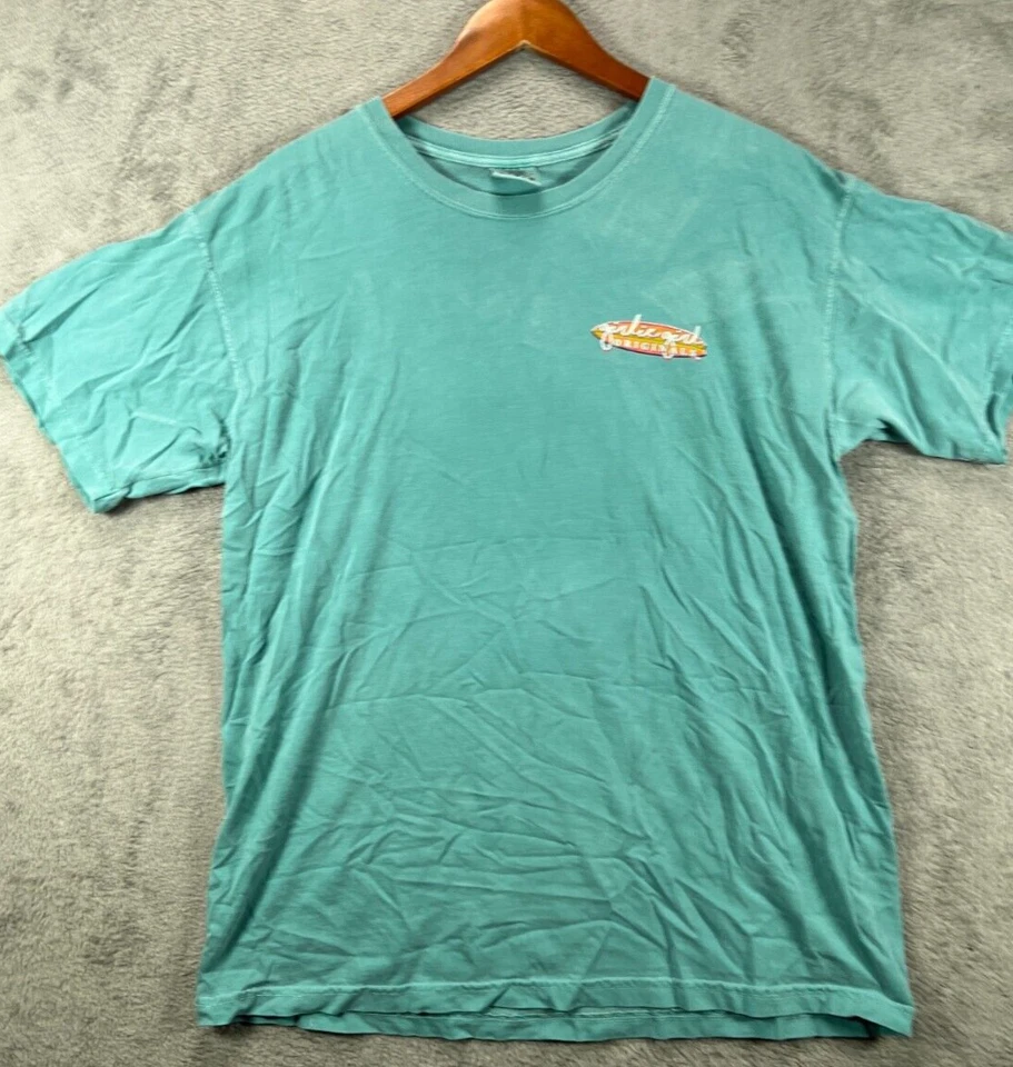 Girlie Girl Originals Womens Large T Shirt Blue LifeGuard Heavy Ring Spun Cotton - Image 3 of 4