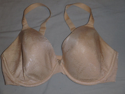 NEW Playtex Secrets Body Revelation Full Figure Nude Rose Jacquard Bra, 38DD | eBay
