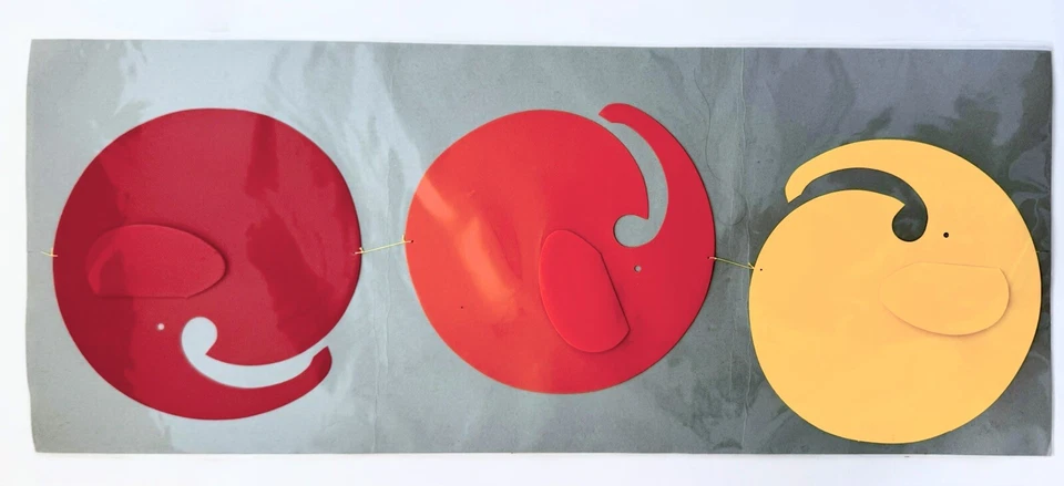 Móvil infantil colgante Flensted Mobiles Rollephants - 18 pulgadas Foto 3 de 4