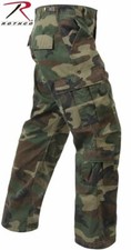 rothco 2586 Vintage Woodland Camouflage Paratrooper Pants Military BDU Fatigues