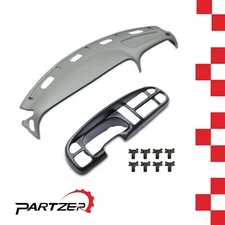 For 1998-2002 Dodge Ram ABS Dash Bezel Dashboard Cover Overlay W/clip Pickup