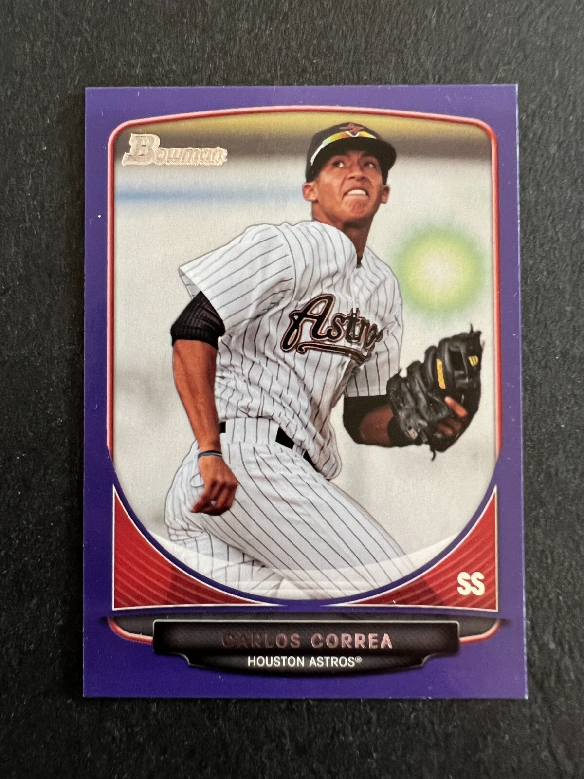 2013 Bowman Prospects Purple Carlos Correa #BP100