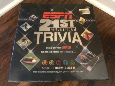 ESPN 21st Century Trivia Board Game - Sports - NBA - MLB - NHL - NFL NEW IN BOX