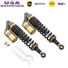 400mm (15 3/4") Racing Motorcycl Air Shock Absorber Suspension Kit Unviersal