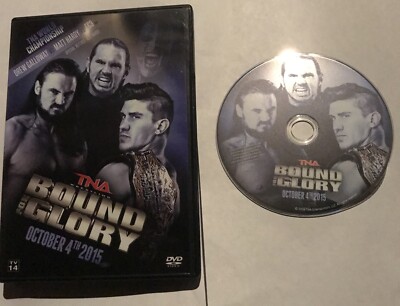 TNA Impact Wrestling Bound For Glory 2015 (DVD) Drew Galloway EC3 Kurt Angle