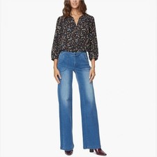 NYDJ Teresa Wide Leg Utility Jeans