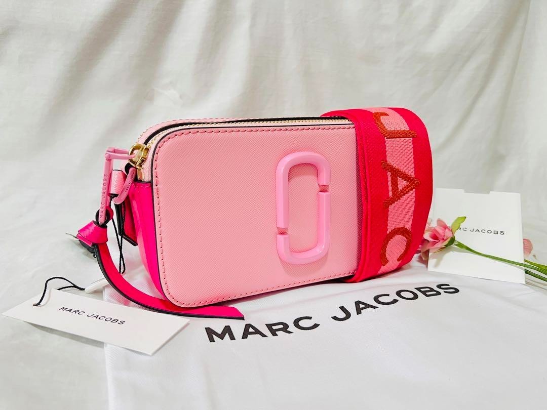 MARC JACOBS Snapshot Camera Bag 961 Pink Multi Shoulder Women's