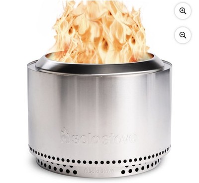 Solo Stove Yukon 2.0 with Stand, Smokeless Fire Pit Portable Wood Burning Fire