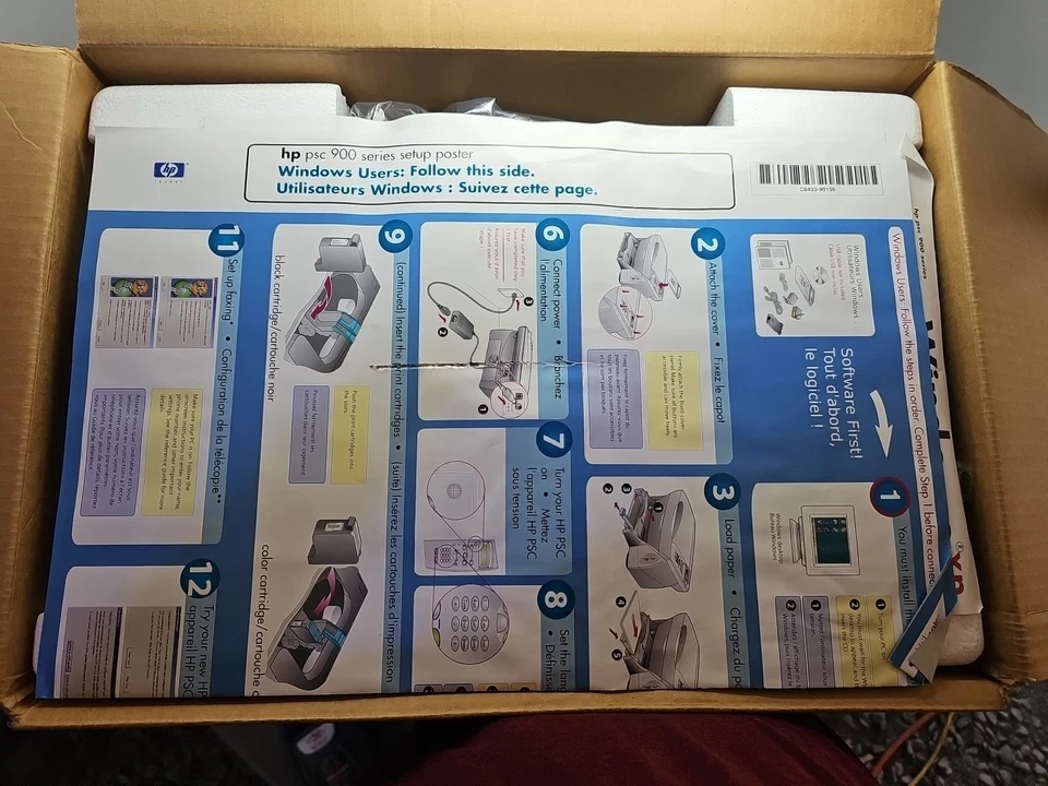 Novo! Impressora multifuncional HP PSC 950 scanner de fax copiadora - Imagem 2 de 4