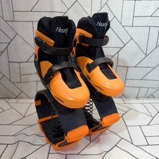 HearthSong Jumparoo Boing Boing Shoes Size 35-38 Orange Black Bouncing Boots