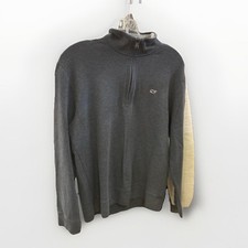 Vineyard Vines Men's Sz Small Gray 1/4 Quarter-Zip Pullover Mock Neck Sweater