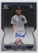 2023 Bowman Chrome Prospect Auto Brandon Mayea #CPA-BMA Auto 4k8