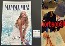 AMANDA SEYFRIED SIGNED MAMMA MIA! 12x18 PHOTO wEXACT VIDEO PROOF & AUTOGRAPH COA