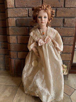 Seltene Alberon Dolls London ''Nanette'' Porzellan Sammlerpuppe