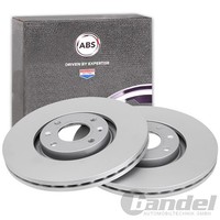 2X A.B.S. Bremsscheiben 302Mm Vorne Passend FüR CitroËN C4 Ds Ds Fiat 600E Jeep