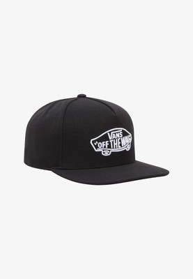 VANS Snapback Hat Mens One Size Classic Embroidered Logo Black White BRAND NEW!