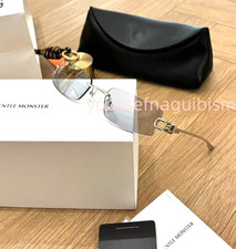 2026 GentleMonster Sunglasses Bouquet - Gamot 02 GR Silver Frame Green Lenses