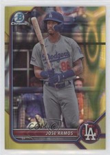 2022 Bowman Draft Chrome Yellow Lava Refractor 46/75 Jose Ramos #BDC-102 6fs