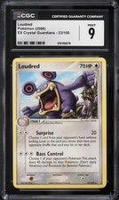 2006 Pokémon EX Crystal Guardians Holo Loudred #23 CGC 9 MINT on eBay