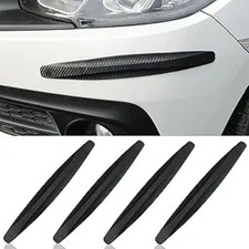 Anti-Collision Patch Bumper Guard Strip, Widened Patch Strips Black, 4PCS