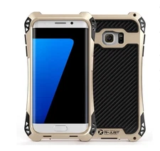 R-Just Shockproof Impact Case for Samsung Galaxy S7 Edge Anti-Drop Case