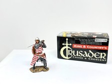 King  Country MK011S Fighting Knight w Sword Crusader Saracen Figure Box