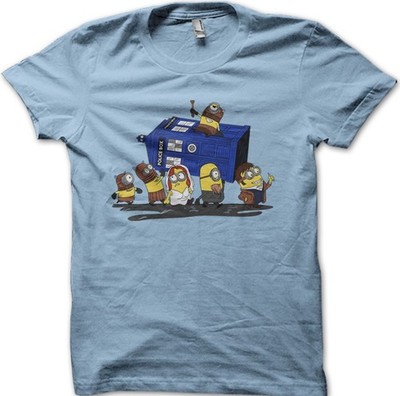 Minions have the Tardis lustige Parodie T-Shirt 6150